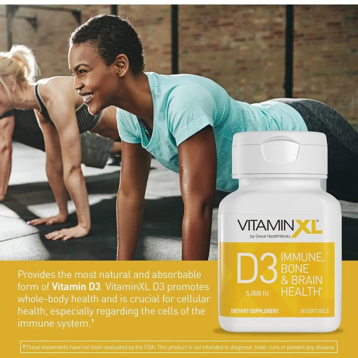 OmegaXL 120 Softgels (60 x 2 Pack) & VitaminXL D3 High Potency Daily Vitamin D 5000 IU 125mcg(30 Softgels) OmegaXL